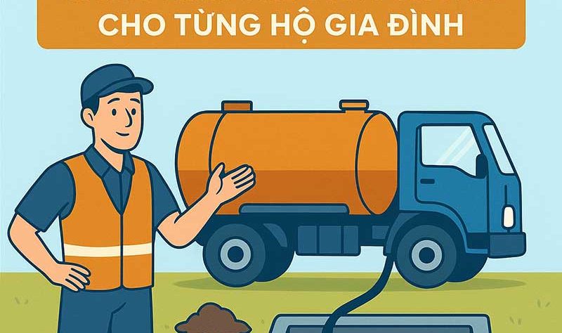 Bể phốt mấy khối là đủ? Cách tính thể tích chuẩn cho từng hộ gia đình