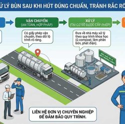 Cách xử lý bùn sau khi hút đúng chuẩn, tránh rắc rối về sau